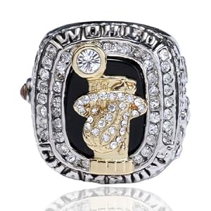 Miami Heats MVP Lebron James First NBA Championship Ring Replica Souvenir