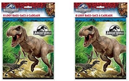 The New Jurassic World Party Loot Bags ~ 16 Ct by paper