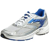 Brooks Men's Adrenaline GTS 8 Running Shoe,White/Black/Plat,9.5 D
