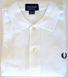 Fred Perry Mens Cotton Short Sleeve Polo Shirt - White