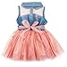 YOMIYOKA Baby Girl Dress 1 - 4 Years Flower Wedding Princess Bowknot Party Dresses
