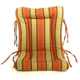 outdoor furniture factory-Euro Outdoor Dining Chair Cushion Size-Color - 20W x 45L inches (seat 19 back 26) - Sunbrella Air Blue  Free Shipping