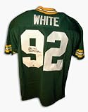 Reggie White Autographed Green Bay Packers Wilson Jersey Inscribed with Minister of Defense