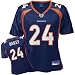 Champ Bailey Reebok Navy Replica Denver Broncos Women's Jersey - Large