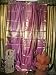 2 Pinkpurple Beaded Indian Silk Sari Panel Drapes Curtains 96