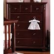 1000 Series Five-Drawer Dresser Chest Finish: Paprika