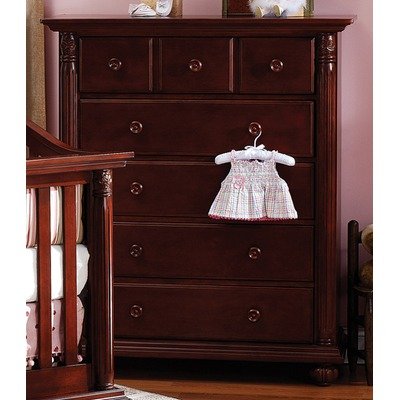 1000 Series Five-Drawer Dresser Chest Finish: Vanilla