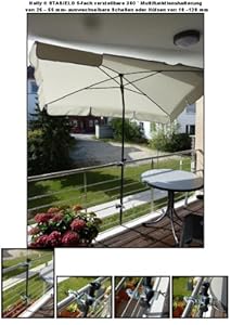 STABIELO SCHIRM BALKONSCHIRMHALTER für Schirm Stöcke bis 45 mm 5