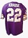 Paul Krause Autographed Minnesota Vikings Throwback Purple Jersey with 
