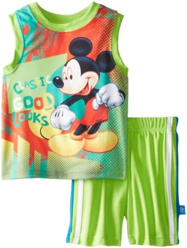 Disney Mickey Mouse Boys 2-7 Tank Short Set
