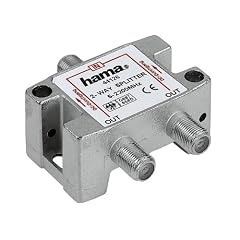 Hama Voll geschirmt SAT-Verteiler (2-fach) [Amazon Frustfreie Verpackung]