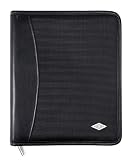 Zoom Produkt-Bild: WEDO 0585901 Organizer Elegance, Tagungsmappe f&uuml;r Apple iPad 1, 2 und 3 / iPhone oder Tablet PC mit 9,7 Zoll Display - Nutzung f&uuml;r Rechts- und Linksh&auml;nder, inkl. A5 Schreibblock, schwarz