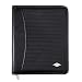 WEDO 0585901 Organizer Elegance, Tagungsmappe f�r Apple iPad 1, 2 und 3 / iPhone oder Tablet PC mit 9,7 Zoll Display - Nutzung f�r Rechts- und Linksh�nder, inkl. A5 Schreibblock, schwarz