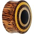 35mm Circle Design Wood Plug