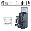 Gaggia 8002 Mdf Burr Grinder Black With Grinder Cleaner