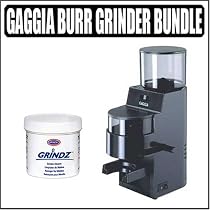 Gaggia 8002 Mdf Burr Grinder Black With Grinder Cleaner