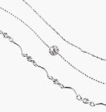 Avon 3-Piece Anklet Set in Silvertone