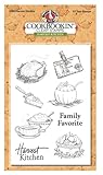 Cookbookin Harvest Kitchen Clear Stamps