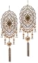 Leslie Danzis Intricate Filigree Cut-Out With Synthetic Pearls Earrings