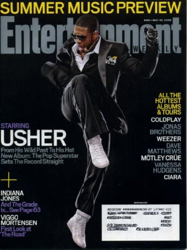 Entertainment Weekly May 30, 2008 Usher, Coldplay, Jonas Brothers, Beck, Radiohead