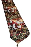 Seasonal Santa Claus Design Table Runner