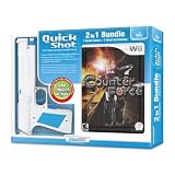 Quick Shot Gun 2-in-1 Bundle with Counter Force Game for Nintendo Wii