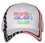 Support the Arts Kiss A Vocalist USA Flag Hat / Baseball Cap