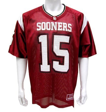 Buy Oklahoma Sooners Mens Rivalry Printed Football Jersey by Colosseum Athletics