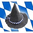 Seppelhut Oktoberfest bayern Hut blau wei�