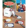 Weihnachts-Klebeetiketten, 100 St�ck, ca. 7 x 4,5 cm, selbstklebend, zum Beschriften