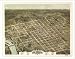 FRAMED Historic Columbia. South Carolina, c. 1872, Bird's Eye View Map (S) (WS)