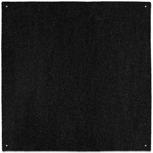 Outdoor Turf Rug - Black - 10' x 10' - Several Other Sizes to Choose From