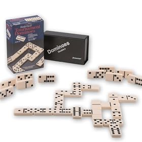 Deluxe Double Six Dominoes with Case - Board Games