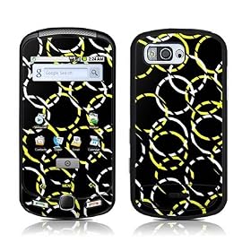 Yellow Loops Design Protector Skin Decal Sticker for Samsung Moment SPH M900 Sprint Smartphone