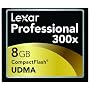 Lexar Professional Series 8 GB 300x UDMA CompactFlash Memory Card CF8GB-300-381
