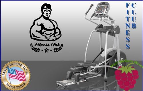 Wall Stickers Vinyl Decal Fitness Club Irom Gym Bodybuilder ig1075