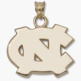 North Carolina Tar Heels 5/8 NC Pendant - 14KT Gold Jewelry