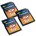 Transcend 1GB SD Memory Card - Three Pack