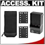 Olympus Carrying Case with (2) LI-42B Batteries & Charger Kit for Stylus FE-5020, FE-5035, FE-5040, FE-5050, Stylus 5010, 7030, 7040, TOUGH 3000 Digital Camera