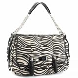 Christian Audigier Marge Hobo Bag - Zebra