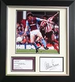 Allan Evans Hand Signed Aston Villa Display