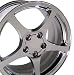 C5 Style Wheel Fits Corvette - Chrome 17x8.5