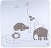 Kushies Baby Safari Blanket, Blue