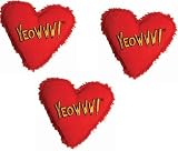 Yeoww! Catnip Hearrrt Attack Worlds Most Potent Catnip - 3 Pack