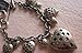 Mae & Mee Pinup Retro Bronze Red Heart Bracelet Vintage Palace Angel Wings Adjustable Sizes