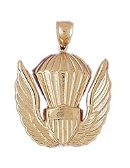 CleverEves 14K Gold Pendant Military Inspired 13.4 - Gram(s)
