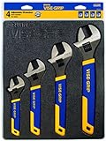 IRWIN Tools 4 Piece 6-Inch Long, 8-Inch Long, 10-Inch Long and 12-Inch Long Adjustable Wrench Tray Set (2078706)