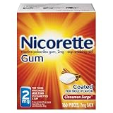 Nicorette Gum 100-pk. - Cinnamon (2 mg)