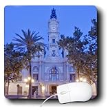 Danita Delimont - Spain - City Hall (Ayuntamiento) at Dawn, Valencia, Spain - EU27 RTI0061 - Rob Tilley - MousePad (mp_139153_1)