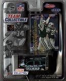 New York Jets Vinny Testaverde 1999 White Rose NFL Diecast 1:64 Scale GMC Yukon Truck with Fleer Card Football Collectible